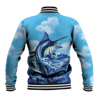 Hawaii Blue Marlin Fishing Baseball Jacket