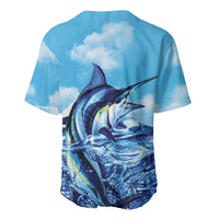 Hawaii Blue Marlin Fishing Baseball Jersey