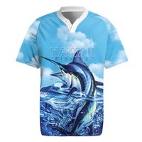 Hawaii Blue Marlin Fishing Rugby Jersey