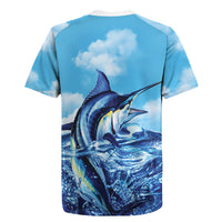 Hawaii Blue Marlin Fishing Rugby Jersey