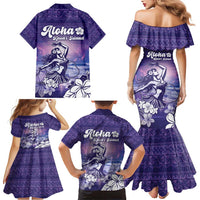 Aloha Hawaii Kauai Island Family Matching Mermaid Dress and Hawaiian Shirt Hula Till You Drop LT05 - Polynesian Pride