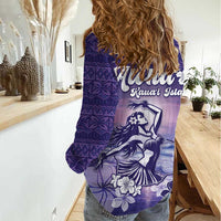 Aloha Hawaii Kauai Island Women Casual Shirt Hula Till You Drop LT05 - Polynesian Pride