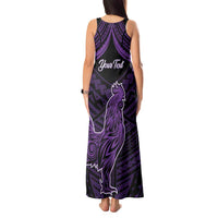 Personalised Hawaii Kauai Island Tank Maxi Dress Rooster Tribal Tattoo Simple Style LT05 - Polynesian Pride