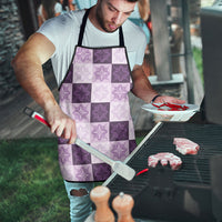 Lavender Manta Ray Hawaiian Quilt Motif Apron LT05 - Polynesian Pride