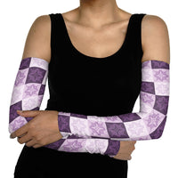 Lavender Manta Ray Hawaiian Quilt Motif Arm Sleeves LT05 - Polynesian Pride