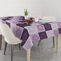 Lavender Manta Ray Hawaiian Quilt Motif Tablecloth LT05 - Polynesian Pride