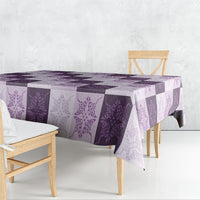 Lavender Manta Ray Hawaiian Quilt Motif Tablecloth LT05 - Polynesian Pride