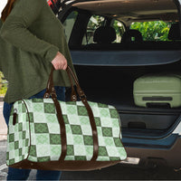 Sage Green Manta Ray Hawaiian Quilt Motif Travel Bag LT05 - Polynesian Pride