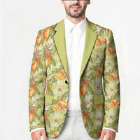 Vintage Hawaii Mango Blazer Yellow Green Hawaiian Palaka LT05 - Polynesian Pride