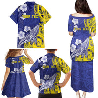 Personalised Nauru 92nd Anniversary Of Angam Family Matching Puletasi and Hawaiian Shirt Polynesian Whale Pattern LT05 - Polynesian Pride