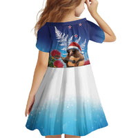 New Zealand Kiwi Christmas Family Matching Off Shoulder Maxi Dress and Hawaiian Shirt Xmas Vibe LT05 - Polynesian Pride