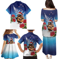 New Zealand Kiwi Christmas Family Matching Puletasi and Hawaiian Shirt Xmas Vibe LT05 - Polynesian Pride