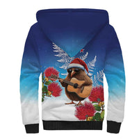 New Zealand Kiwi Christmas Sherpa Hoodie Xmas Vibe LT05 - Polynesian Pride