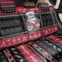 New Zealand Santa Tiki Christmas Back Car Seat Cover Meri Kirihimete LT05 - Polynesian Pride