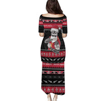 New Zealand Santa Tiki Christmas Puletasi Meri Kirihimete LT05 - Polynesian Pride