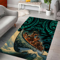New Zealand Tamaki Herenga Waka Festival Area Rug Maori Pattern LT05 - Polynesian Pride