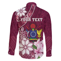 Personalised Cook Island Mangaia Gospel Day Family Matching Puletasi and Hawaiian Shirt Floral Tribal Pattern LT05 - Polynesian Pride