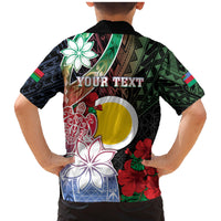 Personalised Vanuatu Shefa Day Family Matching Mermaid Dress and Hawaiian Shirt Floral Pattern LT05 - Polynesian Pride