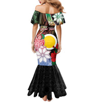 Personalised Vanuatu Shefa Day Family Matching Mermaid Dress and Hawaiian Shirt Floral Pattern LT05 - Polynesian Pride