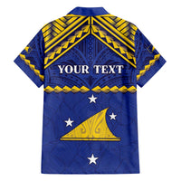 Personalised Tokelau Happy Tokehega Day Family Matching Puletasi and Hawaiian Shirt Polynesian Tribal Tattoo LT05 - Polynesian Pride