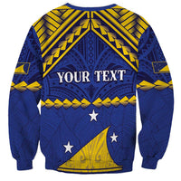 Personalised Tokelau Happy Tokehega Day Sweatshirt Polynesian Tribal Tattoo