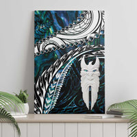New Zealand Aotearoa Canvas Wall Art Maori Hei Rehua Paua Shell Glitter Green LT05 - Polynesian Pride