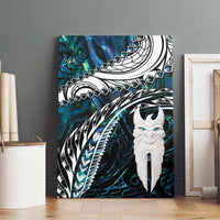 New Zealand Aotearoa Canvas Wall Art Maori Hei Rehua Paua Shell Glitter Green LT05 - Polynesian Pride