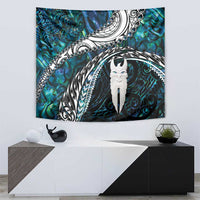 New Zealand Aotearoa Tapestry Maori Hei Rehua Paua Shell Glitter Green LT05 - Polynesian Pride