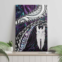 New Zealand Aotearoa Canvas Wall Art Maori Hei Rehua Paua Shell Glitter Purple LT05 - Polynesian Pride