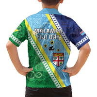 Love Malampa Fiji Day Family Matching Long Sleeve Bodycon Dress and Hawaiian Shirt Together We Grow LT05 - Polynesian Pride