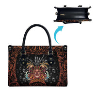 Aloha Halloween Leather Bag Horror Tiki Heavy Metal Style - Polynesian Pride