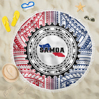 Samoa Black Saturday Beach Blanket Polynesian Tribal Simple Style LT05 One Size 150cm White - Polynesian Pride
