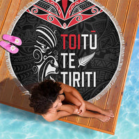 Aotearoa Toitu Te Tiriti Beach Blanket New Zealand Honour The Treaty LT05 - Polynesian Pride