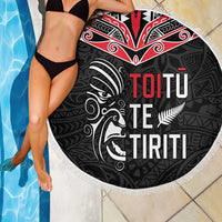 Aotearoa Toitu Te Tiriti Beach Blanket New Zealand Honour The Treaty LT05 - Polynesian Pride