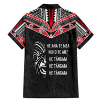 Aotearoa Toitu Te Tiriti Family Matching Off The Shoulder Long Sleeve Dress and Hawaiian Shirt New Zealand Honour The Treaty LT05 - Polynesian Pride