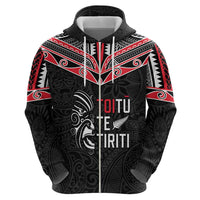 Aotearoa Toitu Te Tiriti Hoodie New Zealand Honour The Treaty LT05 - Polynesian Pride