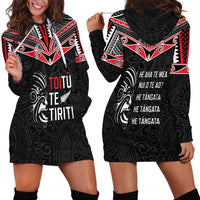 Aotearoa Toitu Te Tiriti Hoodie Dress New Zealand Honour The Treaty LT05 - Polynesian Pride
