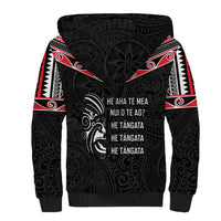 Aotearoa Toitu Te Tiriti Sherpa Hoodie New Zealand Honour The Treaty LT05 - Polynesian Pride