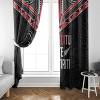 Aotearoa Toitu Te Tiriti Window Curtain New Zealand Honour The Treaty LT05 - Polynesian Pride