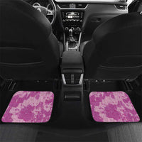 Magenta Hawaii Tapa Pattern Car Mats With Heliconia Vintage Style