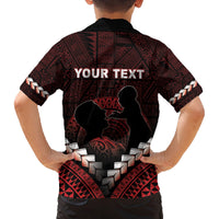 Personalised Tonga Happy Father's Day Family Matching Puletasi and Hawaiian Shirt Ofa Lahi Atu Dad Polynesian Tribal LT05 - Polynesian Pride