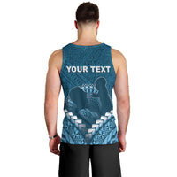 Personalised Fiji Happy Father's Day Men Tank Top Au Lomani Iko Dad Polynesian Tribal LT05 - Polynesian Pride