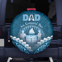 Fiji Happy Father's Day Spare Tire Cover Au Lomani Iko Dad Polynesian Tribal LT05 - Polynesian Pride