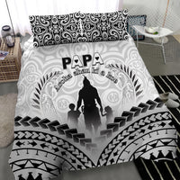 New Zealand Happy Father's Day Bedding Set Aroha Ahau Ki A Koe Papa Polynesian Tribal LT05 - Polynesian Pride