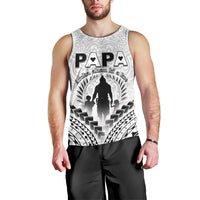 Personalised New Zealand Happy Father's Day Men Tank Top Aroha Ahau Ki A Koe Papa Polynesian Tribal LT05 - Polynesian Pride