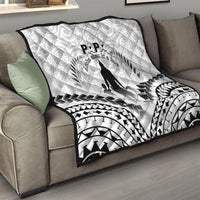New Zealand Happy Father's Day Quilt Aroha Ahau Ki A Koe Papa Polynesian Tribal LT05 - Polynesian Pride