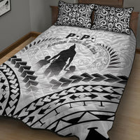 New Zealand Happy Father's Day Quilt Bed Set Aroha Ahau Ki A Koe Papa Polynesian Tribal LT05 - Polynesian Pride