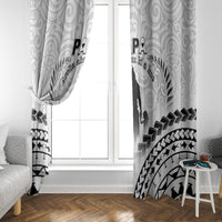 New Zealand Happy Father's Day Window Curtain Aroha Ahau Ki A Koe Papa Polynesian Tribal LT05 - Polynesian Pride