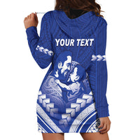 Personalised Samoa Happy Father's Day Hoodie Dress Ou Te Alofa Ia Te Oe Tama Dad Polynesian Tribal LT05 - Polynesian Pride