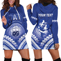 Personalised Samoa Happy Father's Day Hoodie Dress Ou Te Alofa Ia Te Oe Tama Dad Polynesian Tribal LT05 - Polynesian Pride